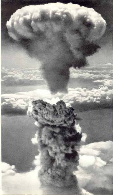 The Mushroom Cloud Over Nagasaki 9/8/1945
