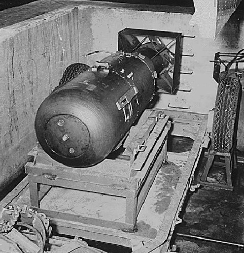 'Little Boy' the atomic bomb dropped on Hiroshima 8:16 A.M. 8/8/1945